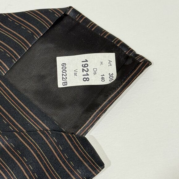 Mens 100% Silk Striped Neck Tie Formal Wear - Picture 7 of 15